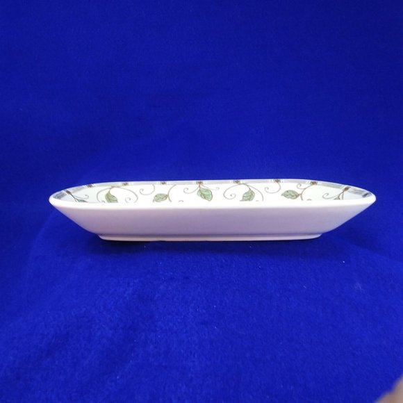 Celery Condiment Dish Pfaltzgraff "Mission Flower" Discontinued Pattern 10.5" - Picture 9 of 9